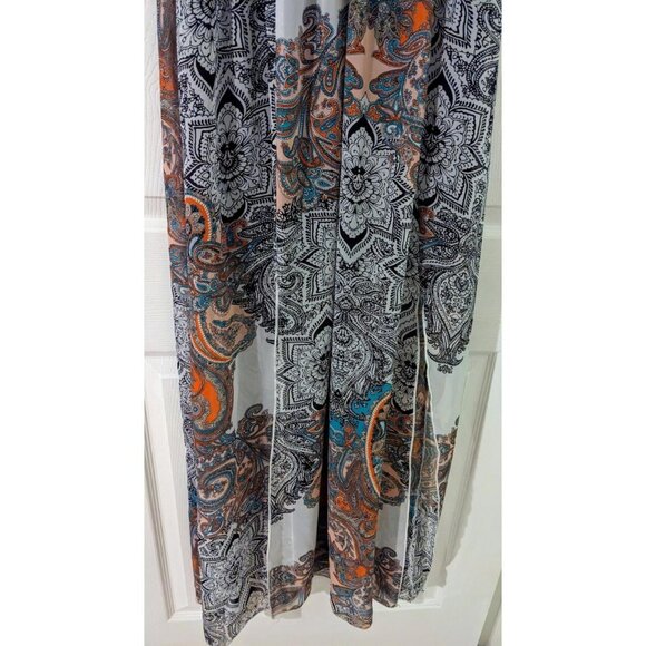 Boho Maxi Dress Sleeveless Black - Picture 4 of 8